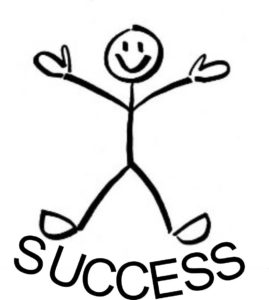 SUCCESS STICK FIGURE