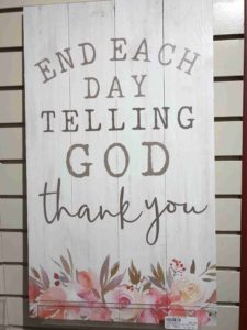 End each day