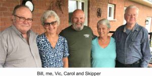 Bill, me, Vic, Carol and Skipper