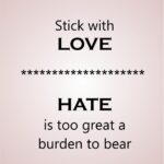 love and hate